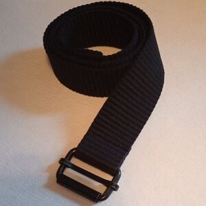 Black Durable Adjustable Belt